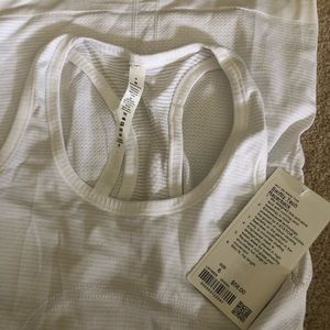 NWT Lululemon Swiftly Tech Racerback
White